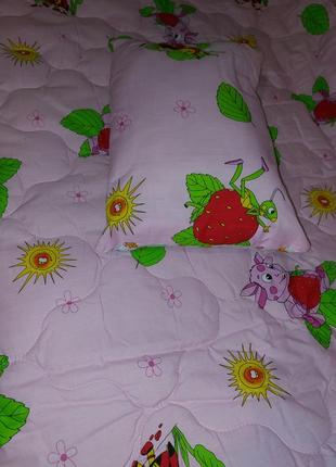 Одеяло + подушка детский комплект3 фото