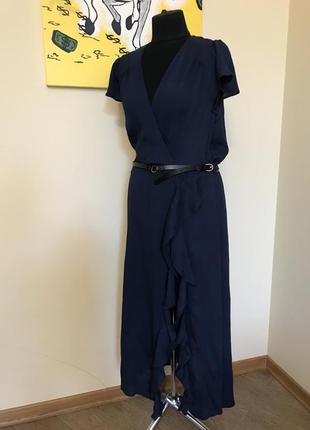 Шикарное платье в пол натуральное