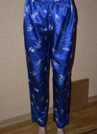 Штаники пижамные , цвет яркий , насыщенный синий1 фото