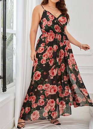 Shein  пляжна сукня(шифон) 20 р