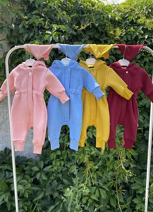 Ромпер, комбінезон на флісі 68,74,80,86,92,98