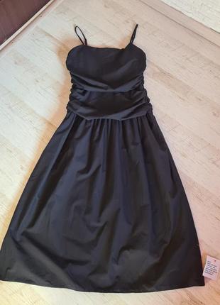 Стильное черное платье-миди asos4 фото