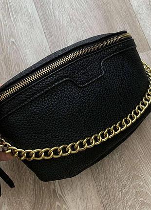 Жіноча сумка бананка нагрудна сумка слінг (0561)2 фото