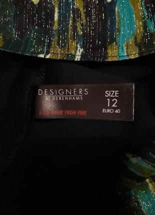 Красивое длинное в пол шифоновое платье сарафан от jasper conran. размер 44 - 46.6 фото