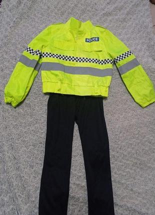 Карнавальний костюм поліцейський, поліція 5-6 років1 фото