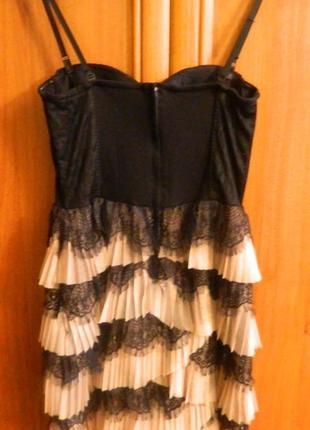 H&m платье кружевное корсетное р с-м-л3 фото