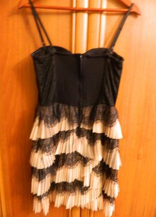 H&m платье кружевное корсетное р с-м-л4 фото