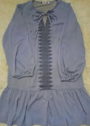 Легка сіра сукня nenka. ціна нижче оптової4 фото