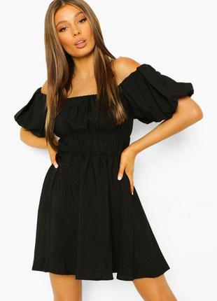 Новое платье от буха 🥰на открытые плечи, талия на резинке
