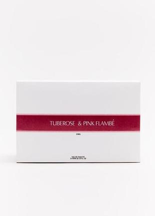 Набор подарочный парфюмов парфюмированная вода tuberose 90 мл pink flambe 90 мл zara испания