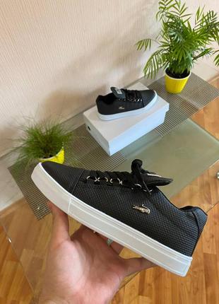 Lacoste black/white (черно-белые)9 фото