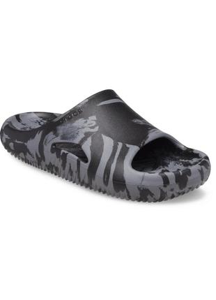 Шльопанці crocs mellow marbled slide, 100% оригінал 2