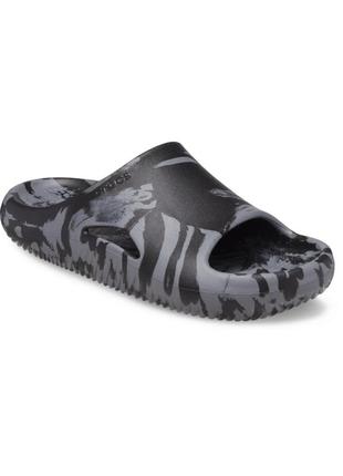 Шльопанці crocs mellow marbled slide, 100% оригінал2 фото