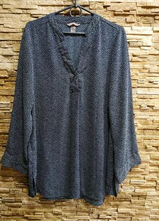 Очень красивая блуза , туника в мелкий принт