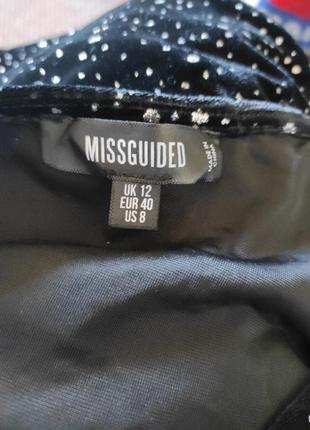 Вечірня оксамитова сукня missguided4 фото