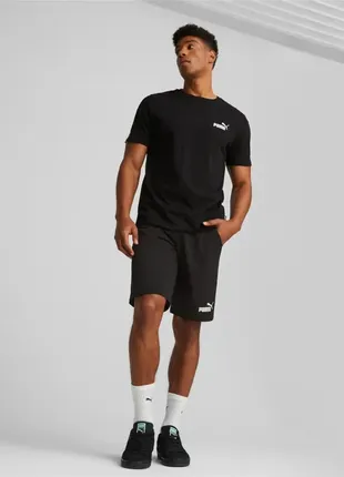 Чорні чоловічі шорти puma essentials jersey men's shorts нові оригінал з сша2 фото