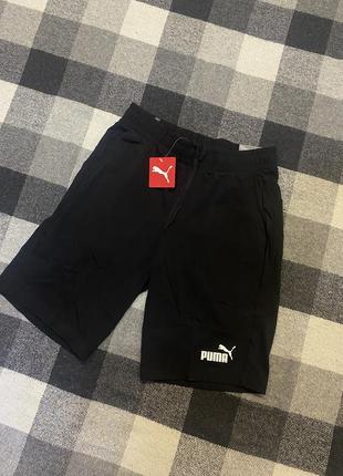 Чорні чоловічі шорти puma essentials jersey men's shorts нові оригінал з сша9 фото