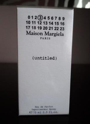 Maison martin margiela untitled 75 мл (новий, не тестер)2 фото