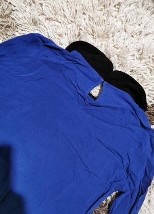 Синяя блузка с воротничком zara5 фото