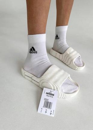 💖 adidas adilette slides white2 фото