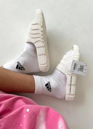 💖 adidas adilette slides white5 фото