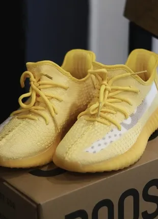 Кросівки текстильні yeezy boost 350 yellow