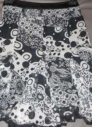 Шелковая юбка bgn, 36р