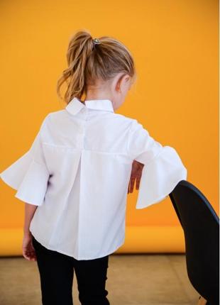 Шкільна блузка для дівчинки 😍2 фото