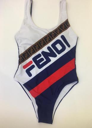 Купальник в стиле fendi