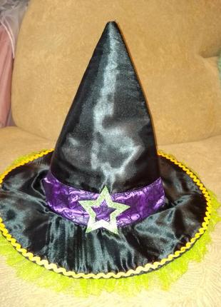 Ведьмочка. волшебница george 40-42 размер + шляпа.7 фото