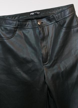Кожаные брюки от zara4 фото