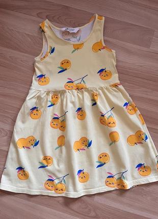 Сарафан сукня апельсини h&amp;m1 фото