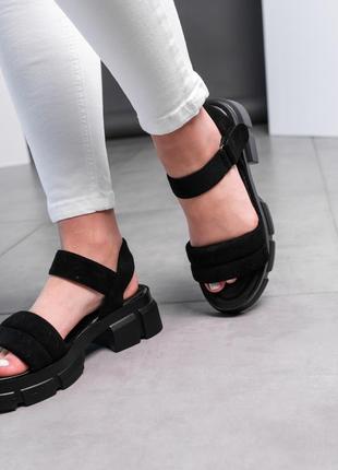 Женские сандалии fashion sheba 3629 40 размер 25,5 см черный6 фото