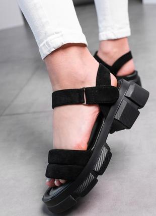 Женские сандалии fashion sheba 3629 40 размер 25,5 см черный7 фото