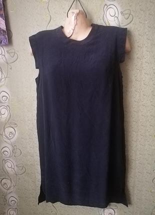Allsaints шёлковое платье туника.