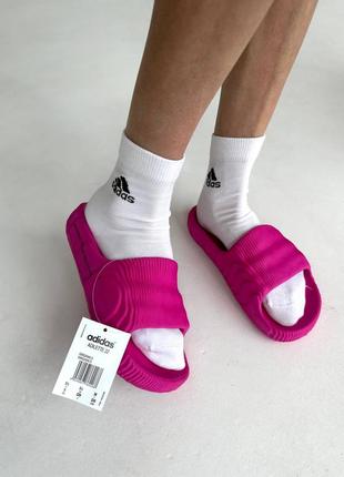 Тапочки adidas adilette slides pink2 фото