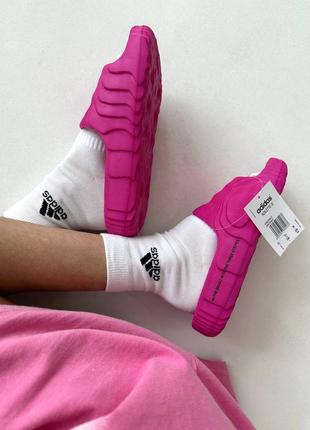 Тапочки adidas adilette slides pink4 фото