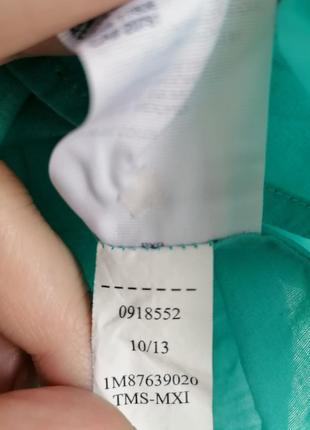 Блуза шелковый батист бирюза5 фото