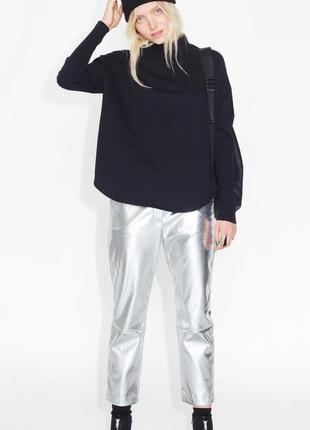 Срібні брюки штані  h&m оригінал