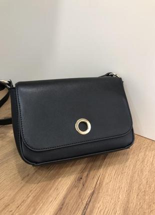 Черная классическая сумка pull &amp; bear