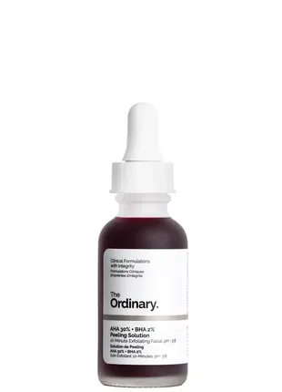 Хімічний пілінг the ordinary aha 30% + bha 2% peeling solution