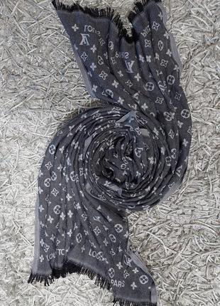 Шикарний женский шарф палантин от louis vuitton.4 фото
