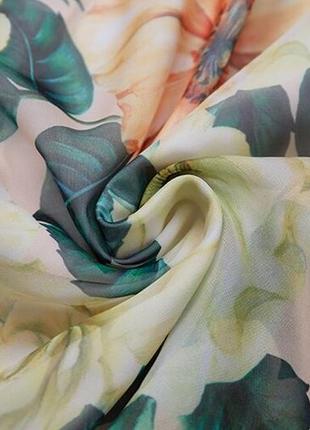 Шифонове плаття у квітковий принт у стилі dolce&amp;gabbana10 фото