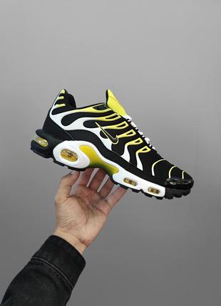 Мужские кроссовки nike air max tn black tour yellow#найк