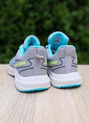 Жіночі кросівки nike сірі з бірюзою / smb6 фото