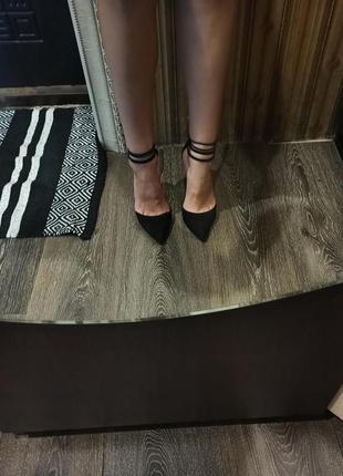 Черные туфли женские2 фото