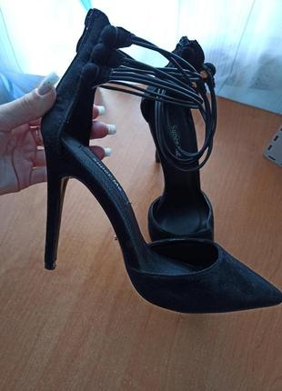 Черные туфли женские5 фото