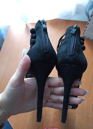 Черные туфли женские4 фото