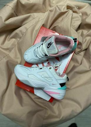 Nike m2k tekno white moon pink
производитель: вьетнам
материал: кожа.
размеры 36-41