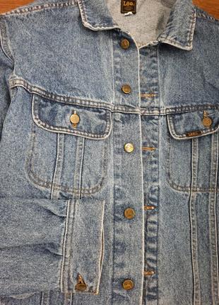 Вінтажна джинсівка джинсова курточка  оversize4 фото